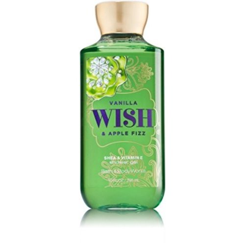 New Bath & Bodyworks Wish Vanilla & Apple Fizz Shower GEL 10 Fl Oz/ 295ml
