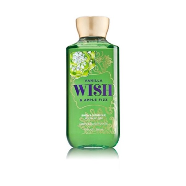 New Bath & Bodyworks Wish Vanilla & Apple Fizz Shower GEL 10 Fl Oz/ 295ml