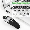 KUIYN Presentation Clicker Remote, Wireless USB Presenter, Slideshow PowerPoint Clicker, Compatible with Win10︱MAC - Support PPT︱Keynote︱Google Slides