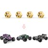 HAIBOXING RC Car 1/18 Scale Spare Part for 2021 New Version 18859A Metal Wheel Hex. with Wheel Flange Lock Nut T002 T2121