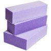 Karlash 10 PCS Nail Buffer Sanding Block Polisher Buffing File 100/180 (Purple White)