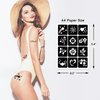 16 Sheets Henna Tattoo Stencils Reusable for Women Girls and Kids, 220+ PCS Tattoo Templates, Airbrush Tattoo Stencil