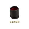 4" Deluxe Dice Cup with 5 Standard Dice, Black/Cream Color