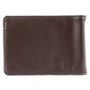 Big Skinny Men's Acrobat Leather Money Clip Slim Wallet, Holds Up to 20 Cards, Brown