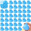 Hungdao 48 Pcs 2 Inch Mini Rubber Ducks for Kids Children Party Favors Bulk Bath Ducks Summer Pool Floating Toys Rubber Ducks Birthday Gifts for Boys Girls Baby Shower Supplies (Blue)