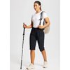 BALEAF Women's 15" Long Shorts Below The Knee Capri Hiking Cargo Shorts Lightweight Quick Dry Elastic Waist for Casual Black XL