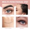 GEUUFEA 4-Tip Microblading Brow Pen, Waterproof Liquid Eyebrow Pen with Precise Brush-tip, Micro Shaping Eyebrow Filler Pen for 3D Natural Brow Makeup