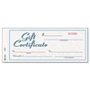 Adams Gift Certificate Book, Carbonless, Single Paper, 3.4 x 8 Inches, White/Canary, 2-Part, 25 Numbered Certificates Plus Store Sign (GFTC1)