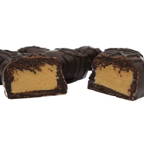 Philadelphia Candies Dark Chocolate Peanut Butter Truffles Net Wt 1 lb
