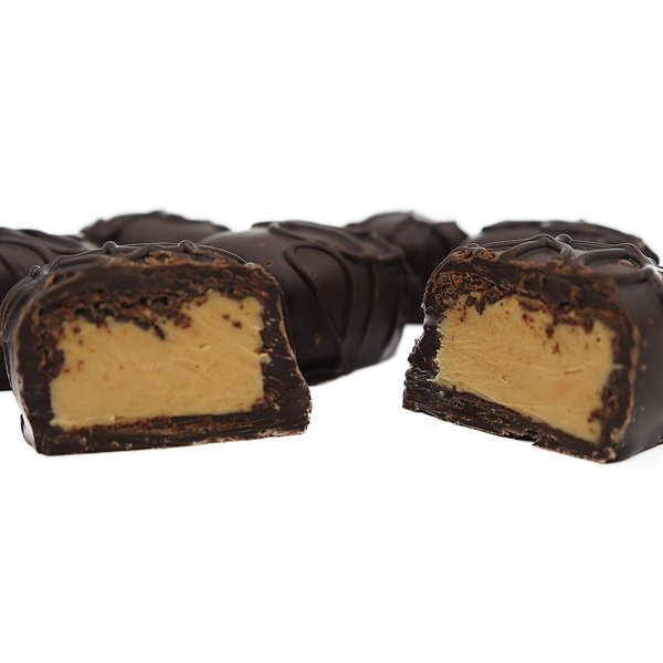 Philadelphia Candies Dark Chocolate Peanut Butter Truffles Net Wt 1 lb