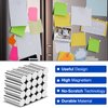 VSKIZ Small Magnets 200Pcs, Tiny Rare Earth Magnets, Rond Refrigerator Magnets Miniature Mini Magnets Durable Whiteboard Magnets for Crafts, Mini Button Magnets