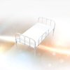 EXCEART Miniture House Furniture Miniature Furnitures Miniature Iron Bed Simulated Bed Iron Bed Toy Mini Furniture Ornaments Miniature Dollhouse Bed Miniatures Mini Bed Big Bed Model White