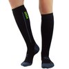 Zensah Featherweight Compression Socks - Ultra-Lightweight, Anti-Blister, Graduated Compression (Small, Black)