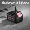 WORKPRO Replacement Charger Cord for WORKPRO Pink Cordless 20V Lithium-ion Drill Driver (W004532A)
