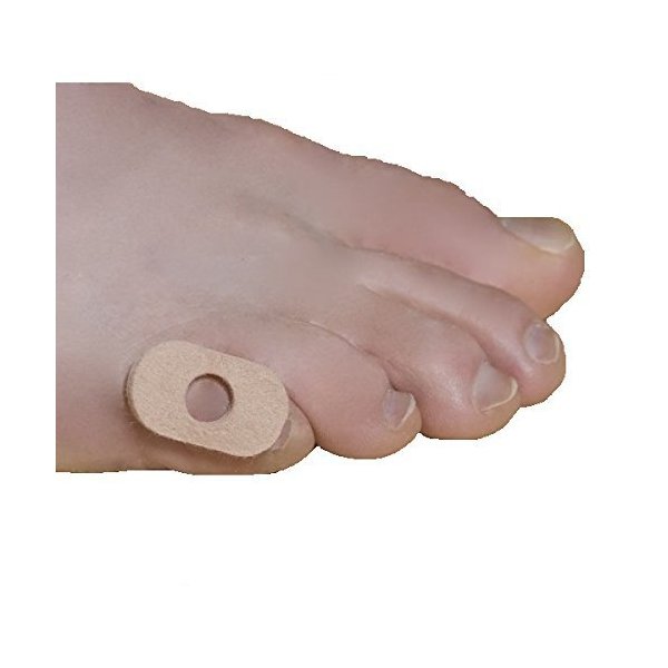Dr. Jill's Felt Corn Pads with Center Aperture, 100 Count
