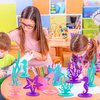 20 Pcs Mermaid Party Decoration DIY Felt Table Centerpiece Under The Sea Party Decorations for Ocean Theme Girl Little Mermaid Birthday Baby Shower Party Supplies
