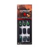 KISS imPRESS Limited Edition Halloween Press-On Nails, Glow-In-The-Dark, PureFit Technology, Witchful Thinking’, with Prep Pad, Mini File, Cuticle Stick, & 30 Fake Nails