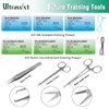 Ultrassist Suture Practice Kit for Medical and Vet Students, Startup Suture Kit Including Silicone Pad with Long-lasting Mesh, Suturing Tools, for Suture Curriculum Practice (Education Use Only)