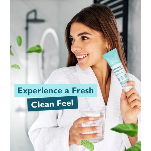 Wellnesse Whitening Toothpaste - Teeth Whitening Fluoride Free Natural Toothpaste - Fresh Mint - 3 Tubes, 4 oz - Made with Hydroxyapatite Powder, Green Tea Powder, and Aloe Vera