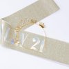 21st Birthday Headband and Sash for Women, Rhinestone FINALLY 21 Birthday Tiara Glitter Sash Decoration for Girls, Crystals Happy Birthday Gift Crown and sashes Hair Accessories for Party Favors