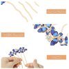 VOCOSTE Decorative Hair Combs, Rhinestone Butterfly Hair Comb, Stylish Bridal Side Comb, Hair Combs Accessories for Elegant Styling, Blue
