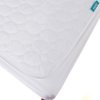 Crib Mattress Protector 2 Pack Pad Waterproof, Quilted Crib Mattress Cover Sheets Fitted, Absorbent & Noiseless Mattress Protector Fit Baby Toddler Bed Mattress Pad (Standard Size 52” x 28”)