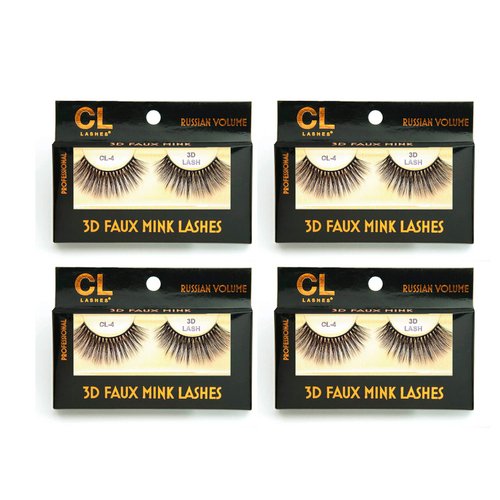 CL 3D Faux Mink Lashes (4packs) (#4)