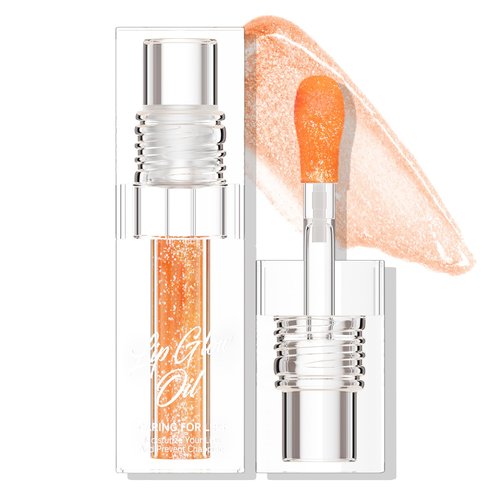 Color Changing Lip Oil,Magic Color Changing Moisturizing Lip Glow Oil,Plumping Glimmer Hydrating Glow Lipstick,Long Lasting Lip Glow Oil, Nourishing Repairing & Non-sticky Primer Lip (#02, 0.12 Fl Oz)