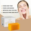 GoldSnailRX KOJIC ACID SOAP Original Dark Spot Remover (PACK OF 2 W/BAG) Authentic Kojic Acid Soap For Body Whitening-Kojic Acid Soap with Vitamin C,Tumeric, infused w/Hyaluronic Acid,Shea Butter