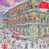 Michael Storrings Christmas in New Orleans 1000 Piece Puzzle with Square Box from Galison - 20" x 20" Holiday Puzzle Featuring Beautiful Illustrations, Thick & Sturdy Pieces, Makes a Wonderful Gift!