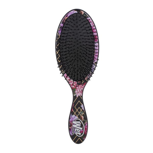 Wet Brush Revelation Original Detangler Brush - Dark Floral - All Hair Types - Ultra-Soft IntelliFlex Bristles Glide Through Tangles with Ease - Protects Against Split Ends