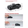 Tianmei 1:32 Scale Pickup Truck Alloy Die-Cast Car Model Collection Decoration Ornaments, Kids Play Vehicle Toys with Pull Back Action and Open Doors (FT 150 - Black)