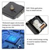 Clock Mechanism Replacement,Quartz Battery Operated Movement Silent DIY Wall Clock Repair Parts Replacement Shaft Lengths 12mm / 0.5 inch（15/32inch）