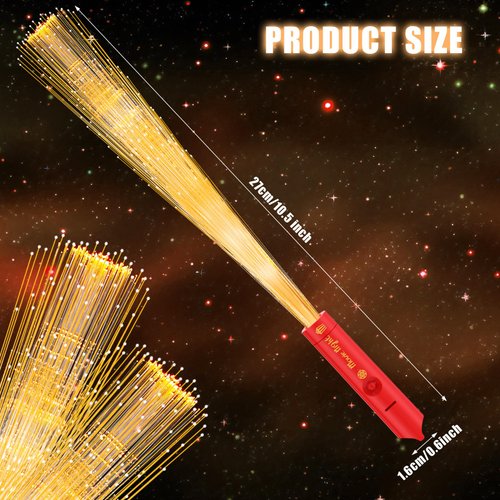 Sumind 12 Pack Movie Theme Party Supplies Movie Night Party Favors Movie Theater Fiber Optic Wands with 3 Light Modes Light up Glow Sticks for Movie Birthday Glow in The Dark Party Supplies