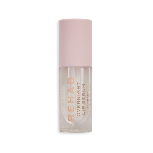 Makeup Revolution Rehab Overnight Lip Mask Serum, Nourishes, Hydrates & Moisturizes Lips, Vegan & Cruelty-Free, 0.15fl.oz/4.6ml