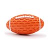 Nobleza Dog Football, Interactive Lightweight Tough Squeaky Dog Toys That Float and Bounce for Teething and Teeth Cleaning, Natural Rubber Durable Football Dog Toy for Small and Medium Breeds, Orange
