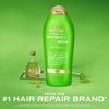 OGX Extra Strength Refreshing Scalp + Rosemary Mint Shampoo, Nourishing Shampoo Infused with Rosemary Mint for Shiny, Healthy-Looking Hair, Sulfate-Free Surfactants, 25.4 fl. Oz