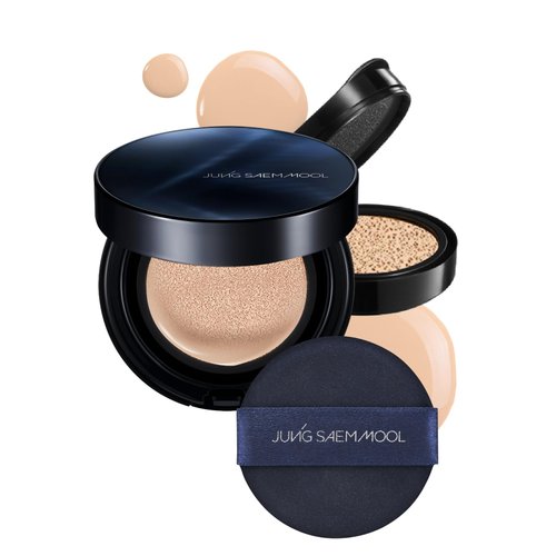 [JUNGSAEMMOOL OFFICIAL] Essential Skin Nuder Cushion Navy Edition (N Light) | Refill Included | Cushion Foundation | Korean Makeup | Makeup Artist Brand | Cream Foundation