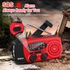 Esky Emergency Hand Crank Radio with 3 LED Flashlight, AM/FM/NOAA Portable Weather Radio with 2000mAh Power Bank Phone Charger, Solar Powered Rechargeable Radio for Indoor Survival Camping, SOS Alarm