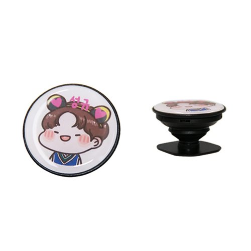 Infinite Epoxy Grip tok Sung KYU Phone Grip Holder Stand Swappable Grip for Phones & Tablets Fanarter Collaboration Goods