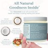 Bare Botanics Unscented Body Scrub 24oz | Made in Madison, WI | All Natural Body Scrub w/Skin Loving Moisturizers | Vegan & Cruelty Free Sea Salt Exfoliator w/a Cute Wooden Spoon