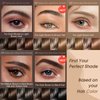 UCANBE Waterproof Eyebrow Gel + Eyebrow Styling Wax 2 in 1 Makeup Kit with 2 Pcs Dual-ended Adjustable Freely Eyebrow Brush Makeup Long Lasting Eyebrows (03 Gel/Blonde Pomade, Standard)