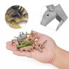 Fantarea Desert Wild Animal Model Figures Playsets 11 PCS Mini Cactus Armadillo Snake Lynx Wolf Scorpion Marmot Figurines Decoration Set Toys for Boys Girls Kids