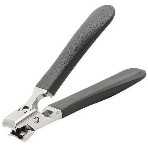 Nail Clippers -Ultra Sharp Stainless Steel Curved Trimmer for Thick Nails Fingernail Toenail Small Nail Clippers（1 Pack Black）