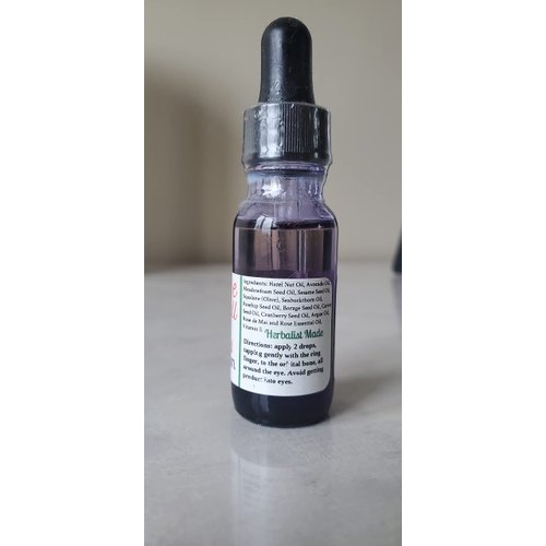 ROSE SPELL | Rose de Mai Eye Treatment | Active Botanical Serum for Dark Circles, Puffiness and Wrinkles | Herbalist Made | Rose Essential Oil Blend | Cell Renewing | EcoCert Ingredients | VEGAN