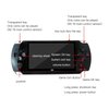 10000 Games Built-in Retro Classic Video Game Console Portable Mini Handheld 128Bit 8GB 4.3 Inch LCD Kids Game Player Built-in 10000 Games Consola(Black)