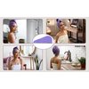 Radiant Queen -100% Cotton T-Shirt Hair Towel (Violet)+ Reduce Breakage, Frizz & Tangles + Perfect for Plopping and Curly Hair Care + Zero Microfiber + Soft + Turban Hair Wrap