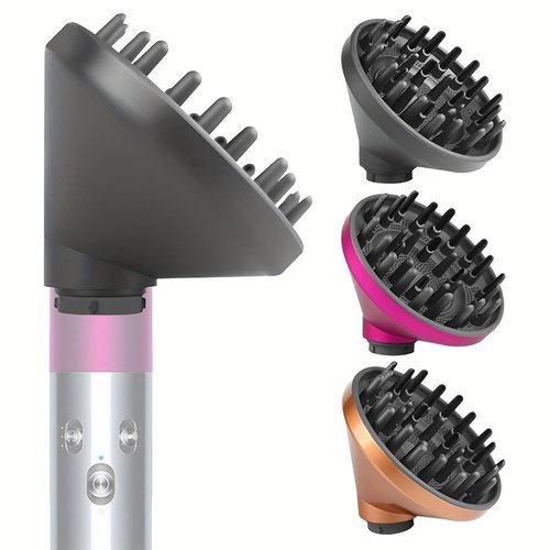 Upgraded Diffuser Nozzle Attachment Compatible with Dyson Airwrap HS05 HS03 HS01,for Hair Curling Iron Turned into Hair Dryer,Accessaires Parts for Fast Drying Hair,Curly Hair Styling
