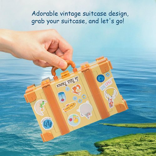 PANTASY The Little Prince Suitcase Building Blocks Set Construct, Create, Play Building Kit for Adults Home and Office