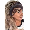 STGDAK Boho Headbands For Women Fashion Stretch Wide Hair Bands Knoted Turban African Style Head Bands Yoga Running Sweatband Elastic Headband Wrap Hair Accessories for Teen Girls 3 Pack